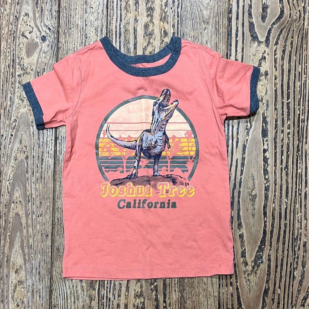 OshKosh B'gosh Coral Dinosaur Tee